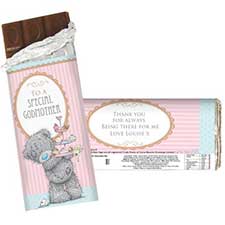 Personalised Me To You Bear Cupcake 100g Chocolate bar Image Preview